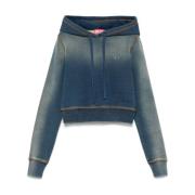 Celeste Sweatshirt Damesmode Diesel , Blue , Dames