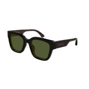 Bruin Groene Zonnebril Gg1670Sk Model Gucci , Brown , Heren