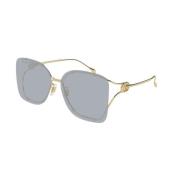 Goud Grijs Zonnebril Gg1713Sa Model Gucci , Yellow , Unisex