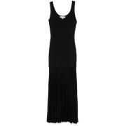 Elegante Nero Jurk voor Vrouwen Michael Kors , Black , Dames