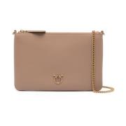 Beige Clutch Tassen voor Vrouwen Pinko , Beige , Dames