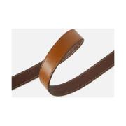 Love Birds Diamond Cut Leren Riem Pinko , Brown , Dames