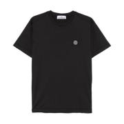 Heren T-shirts & Polo's in Zwart Stone Island , Black , Heren