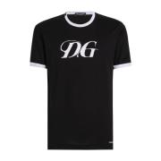 Heren T-shirts & Polo's in Zwart Dolce & Gabbana , Black , Heren