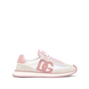 Witte en roze sneakers voor vrouwen Dolce & Gabbana , Pink , Dames