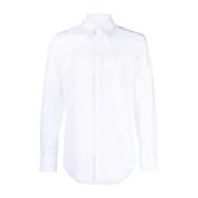 Wit Overhemd Lange Mouwen Aw24 Dolce & Gabbana , White , Heren