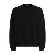 Zwarte Sweatshirt Verhoog Garderobe Stijlvol Statement Dolce & Gabbana...