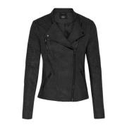 Polyurethaan Jas & Mantel Collectie Only , Black , Dames