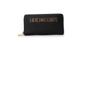 Grote portemonnee met meerdere vakken Love Moschino , Black , Dames