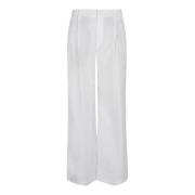 Elegante Natuurwitte Broek Brunello Cucinelli , White , Dames