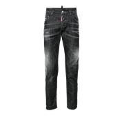 Stijlvolle Heren 5-Pocket Broek Dsquared2 , Black , Heren