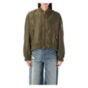 Militair Oranje Bomberjack Dames Buitenkleding MM6 Maison Margiela , G...