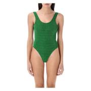 Smaragdgroene Sportieve Badpak Oseree , Green , Dames