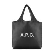 Zwarte Kunstleren Handtas Ninon A.p.c. , Black , Unisex