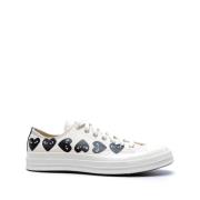 Hart Sneakers Wit Katoen Lage Top Comme des Garçons Play , Multicolor ...