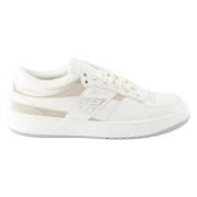 Witte Beige Leren Suède Sneakers Givenchy , White , Dames