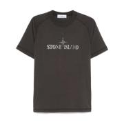 Heren T-shirts & Polos in Grigio Stone Island , Gray , Heren