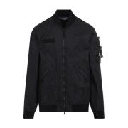 Zwarte Jas voor Mannen Stijlvol Stone Island , Black , Heren