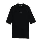 Heren T-shirts & Polo's in Zwart Jil Sander , Black , Heren