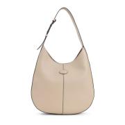 Chique Nude Shopper Tas Tod's , Brown , Dames