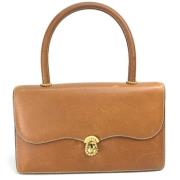 Pre-owned Leather handbags Hermès Vintage , Brown , Dames