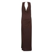 Elegante Zwarte Jurk voor Vrouwen Simkhai , Brown , Dames