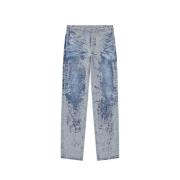 Relaxed-Fit jeans met unieke stijl Diesel , Blue , Heren