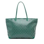 Pre-owned Fabric handbags Goyard Vintage , Green , Dames