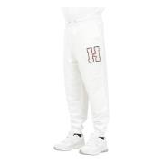 Sportieve Witte Broek Tommy Jeans , White , Heren