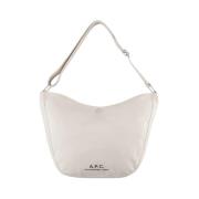 Beige Waterafstotende Schoudertas A.p.c. , Beige , Heren