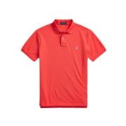 Slim Fit Katoenen Polo met Korte Mouwen Polo Ralph Lauren , Red , Here...