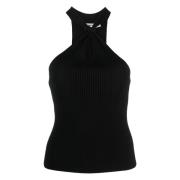 Elegante Halter Knot Zwarte Blouse Simkhai , Black , Dames