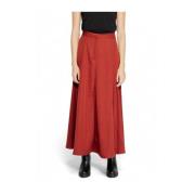 Rode Polyester Rok Herfst/Winter Collectie Vero Moda , Red , Dames