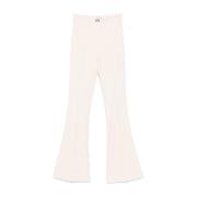 Panna Broek Ss25 Dameskleding Elisabetta Franchi , Beige , Dames