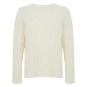 Bianco Sweater voor Vrouwen Aw24 Kangra , White , Dames