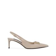 Beige Ballerina Schoenen voor Vrouwen Dolce & Gabbana , Beige , Dames