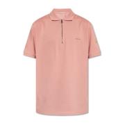 Polo shirt met logo Moncler , Pink , Heren