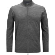 Lichtgrijze Rits Cardigan Favonio Fedeli , Gray , Heren