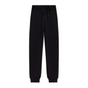 Sweatpants met logopatch Iceberg , Black , Heren