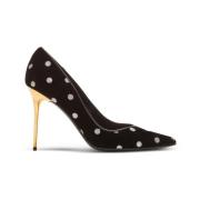 Ruby High Heels met Polka Dots Balmain , Black , Dames