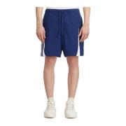 Bermuda Cut Line Shorts Y-3 , Blue , Heren