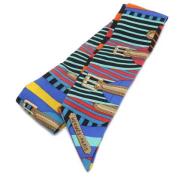 Pre-owned Canvas scarves Hermès Vintage , Multicolor , Dames