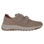 Wijde Heren Sneakers Waldläufer , Beige , Heren