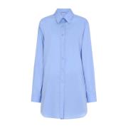 Fantasia Viola Shirt Moschino , Blue , Dames