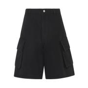 Zwarte Cargo Stijl Shorts JW Anderson , Black , Heren