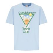 Metaphysical Tennis Icon T-shirt en Polo Casablanca , Blue , Heren