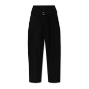 Broek met riem JW Anderson , Black , Dames