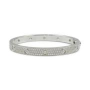 Pre-owned White Gold bracelets Cartier Vintage , White , Dames