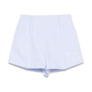 Blauwe Shorts met Verborgen Sluiting Zakken Givenchy , Blue , Dames