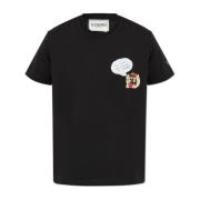 T-shirt met patches Iceberg , Black , Heren